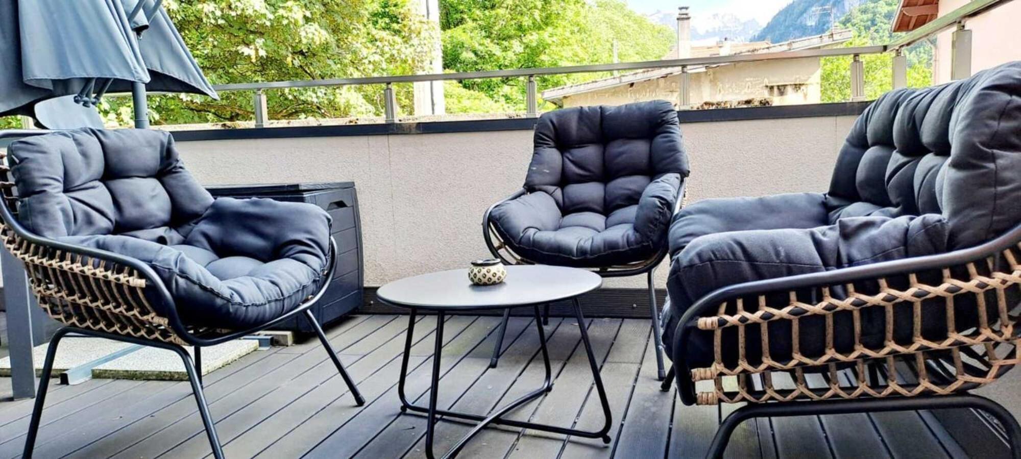 Black&White Home-By So'Serenityhome-Balcon-Parking Cluses Exterior foto
